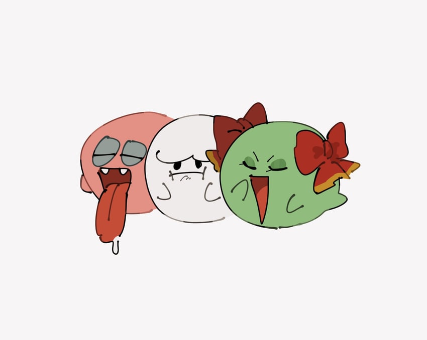 boo, bow, and block boo (mario and 3 more) drawn by mimimi_(mimimim9999)