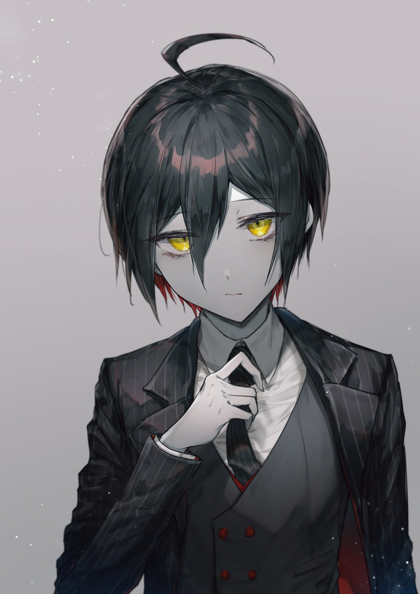 saihara shuichi (danganronpa and 1 more) drawn by goto_(sep)