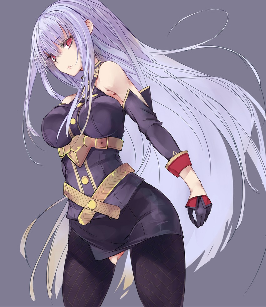 selvaria bles (senjou no valkyria and 1 more) drawn by minchi_(lordofthemince)