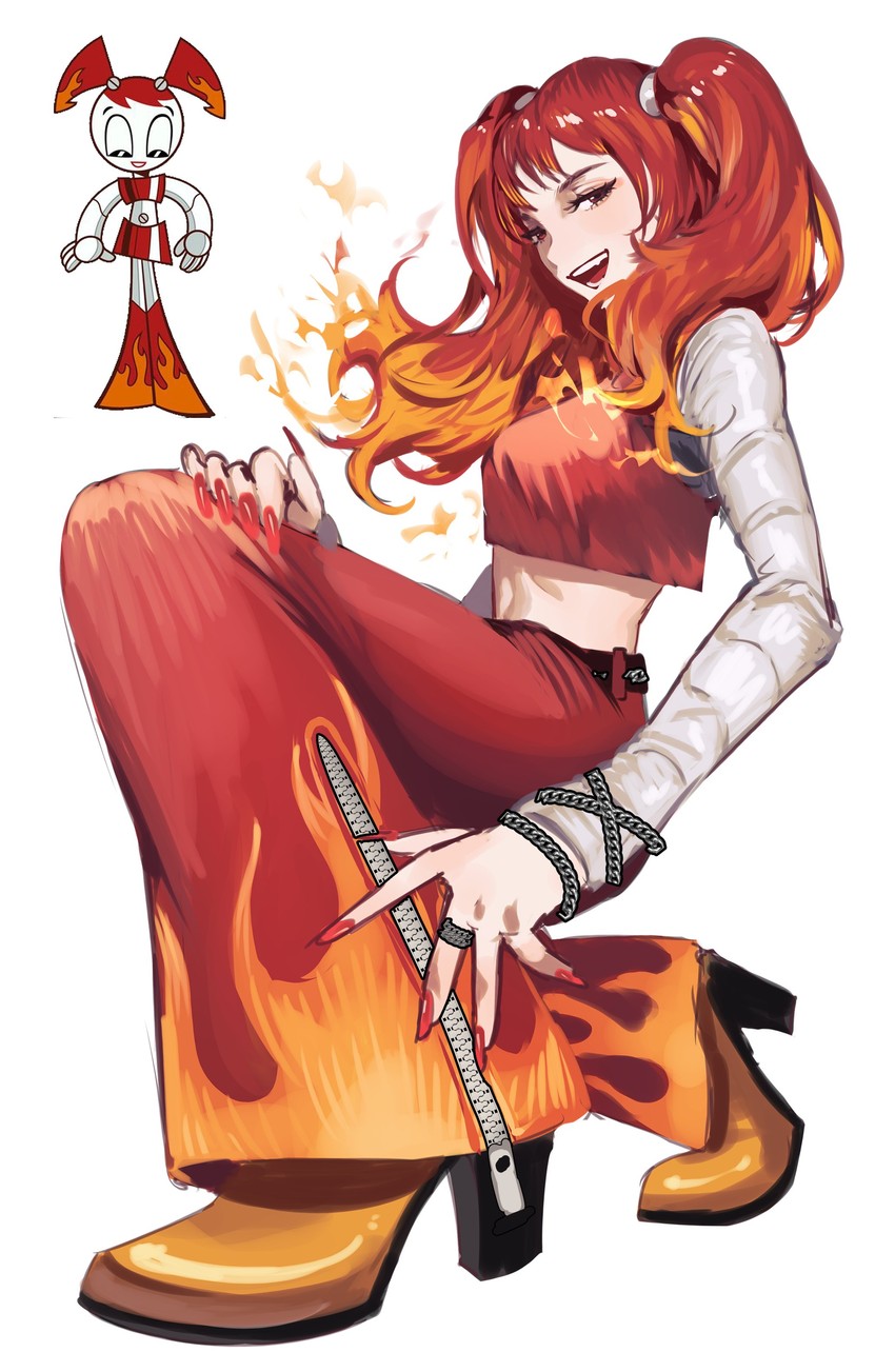 jenny wakeman (my life as a teenage robot) drawn by hanny_(uirusu_chan)