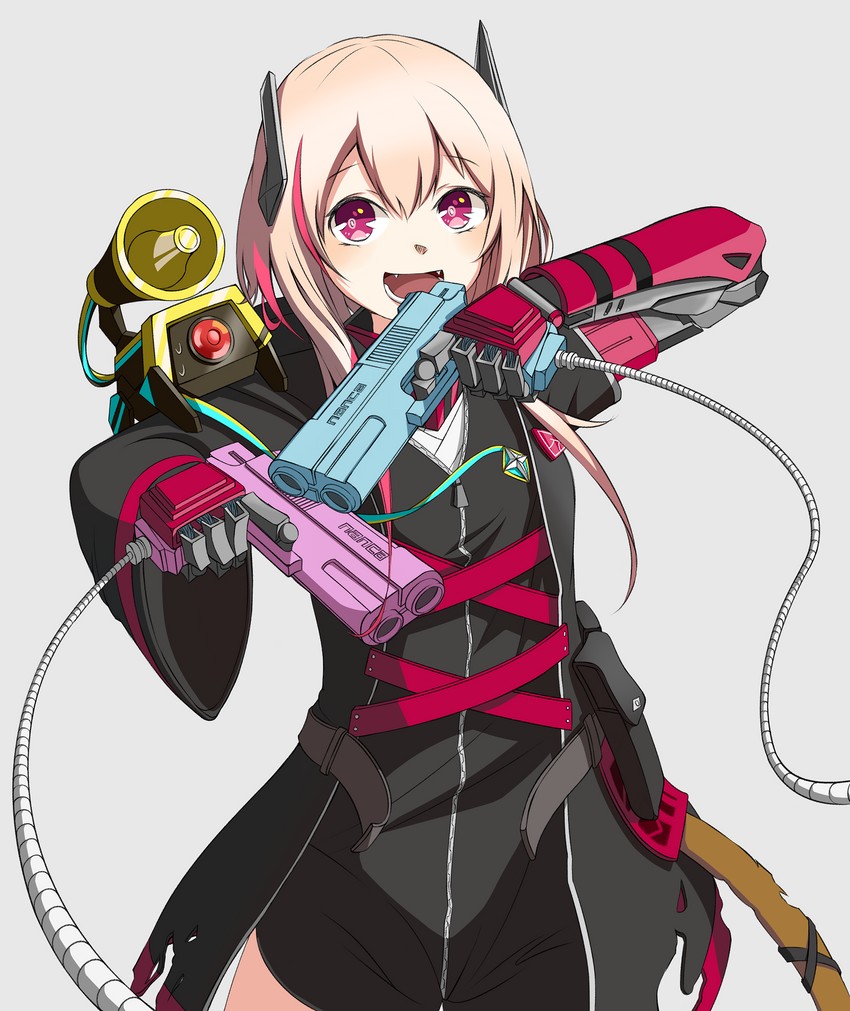 m4 sopmod ii, dinergate, and banana (girls' frontline) drawn by mooramango