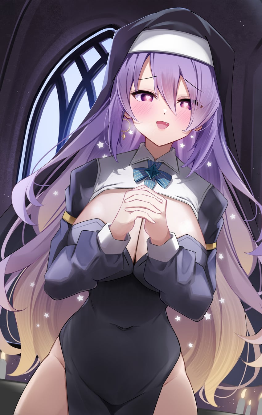 moona hoshinova (hololive and 1 more) drawn by rokusketch