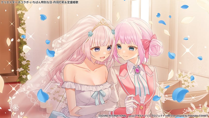 sadamori himeka and tanba akari (assault lily) drawn by kannagi_aohi