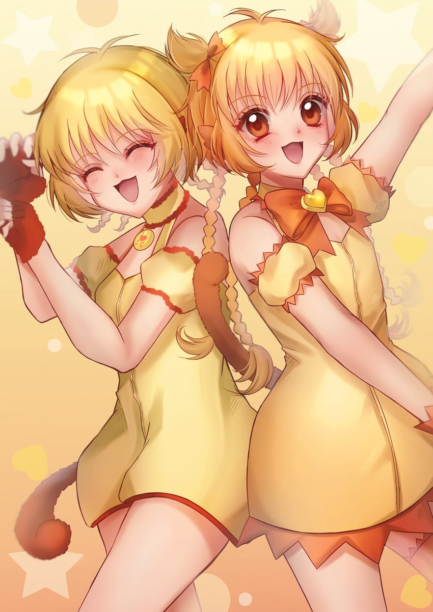 fong pudding and mew pudding (tokyo mew mew) drawn by yanluicarolchi1