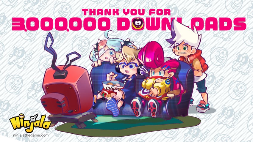 gumchi, van, berecca, lucy, and burton (ninjala and 1 more) drawn by rianti-wong