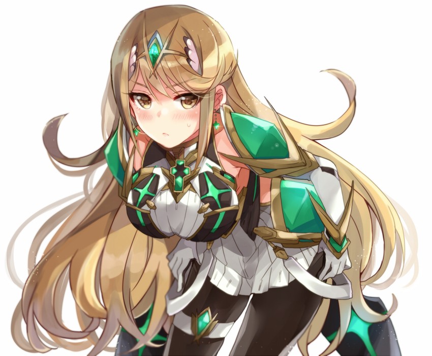 mythra (xenoblade chronicles and 2 more) drawn by konoha2014