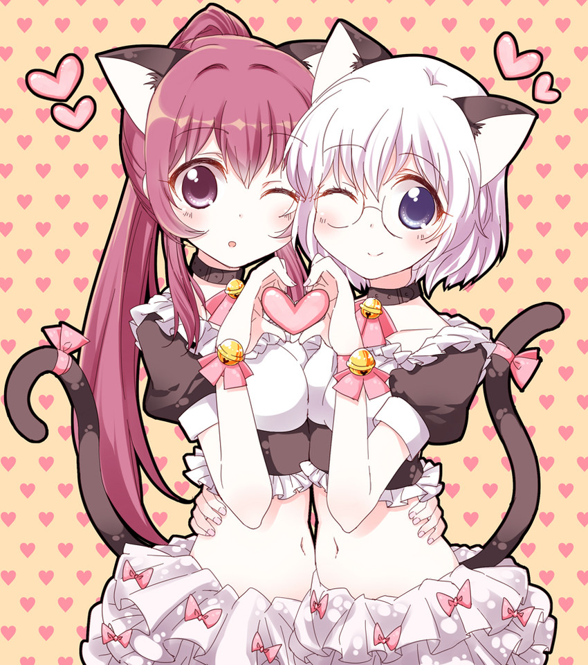 sugiura ayano and ikeda chitose (yuruyuri) drawn by yukari_yukke
