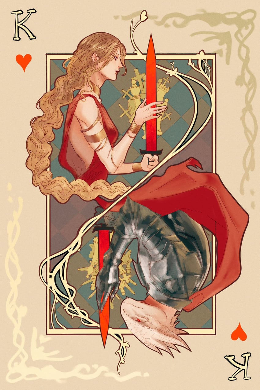 orin the red and the dark urge (dungeons & dragons and 2 more) drawn by skyorange