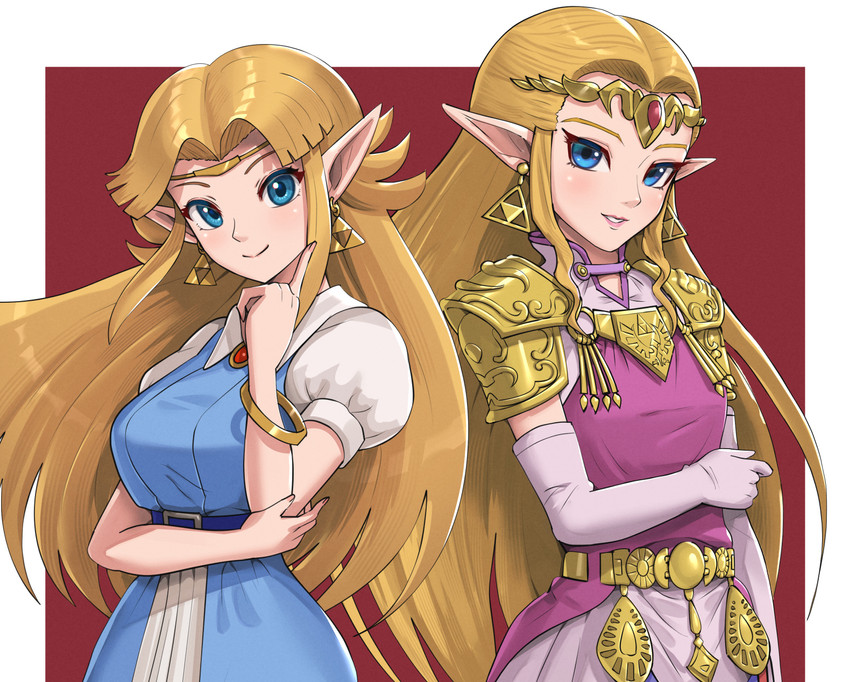 princess zelda (the legend of zelda and 2 more) drawn by gonzarez