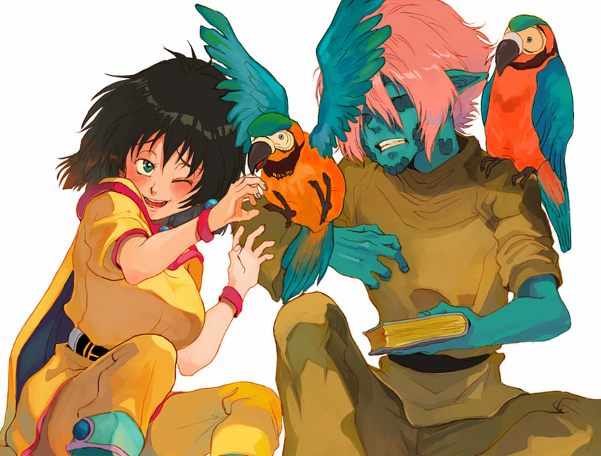 amelia wil tesla seyruun and zelgadiss graywords (slayers) drawn by yumemi