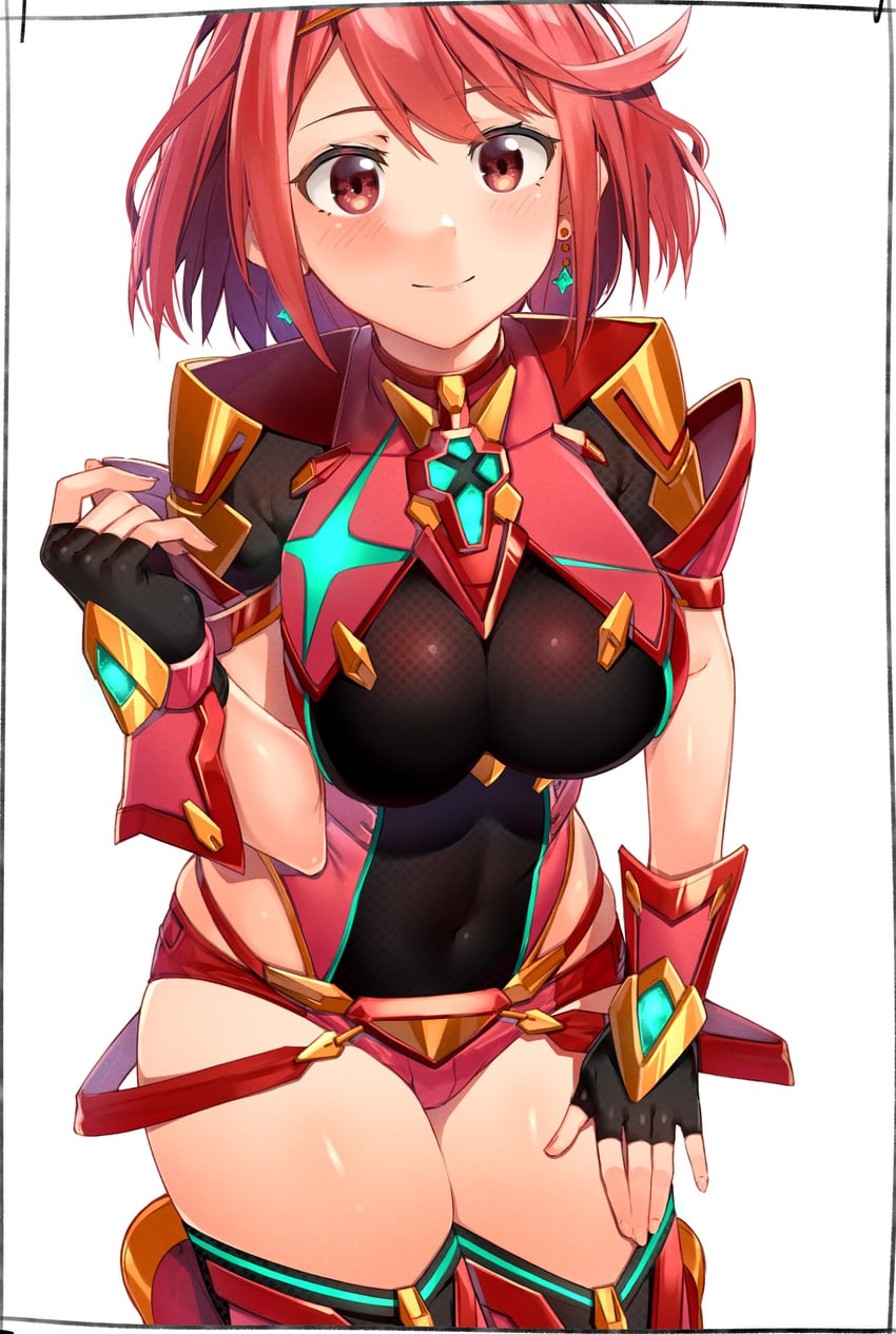 pyra (xenoblade chronicles and 1 more) drawn by kei_(soundcross)