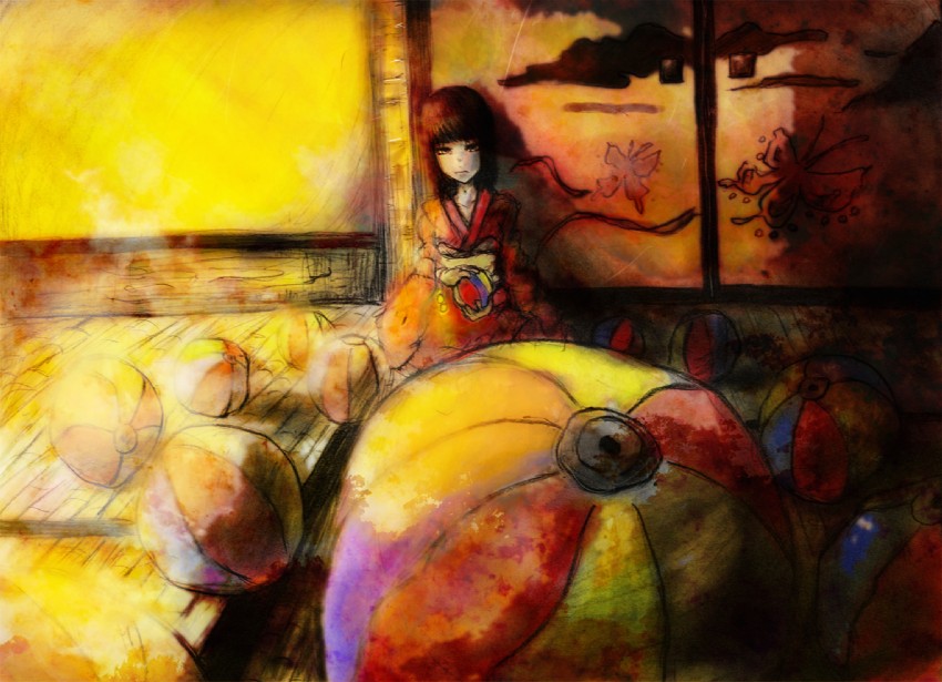 tachibana chitose (fatal frame and 1 more) drawn by gauss_<bokashi