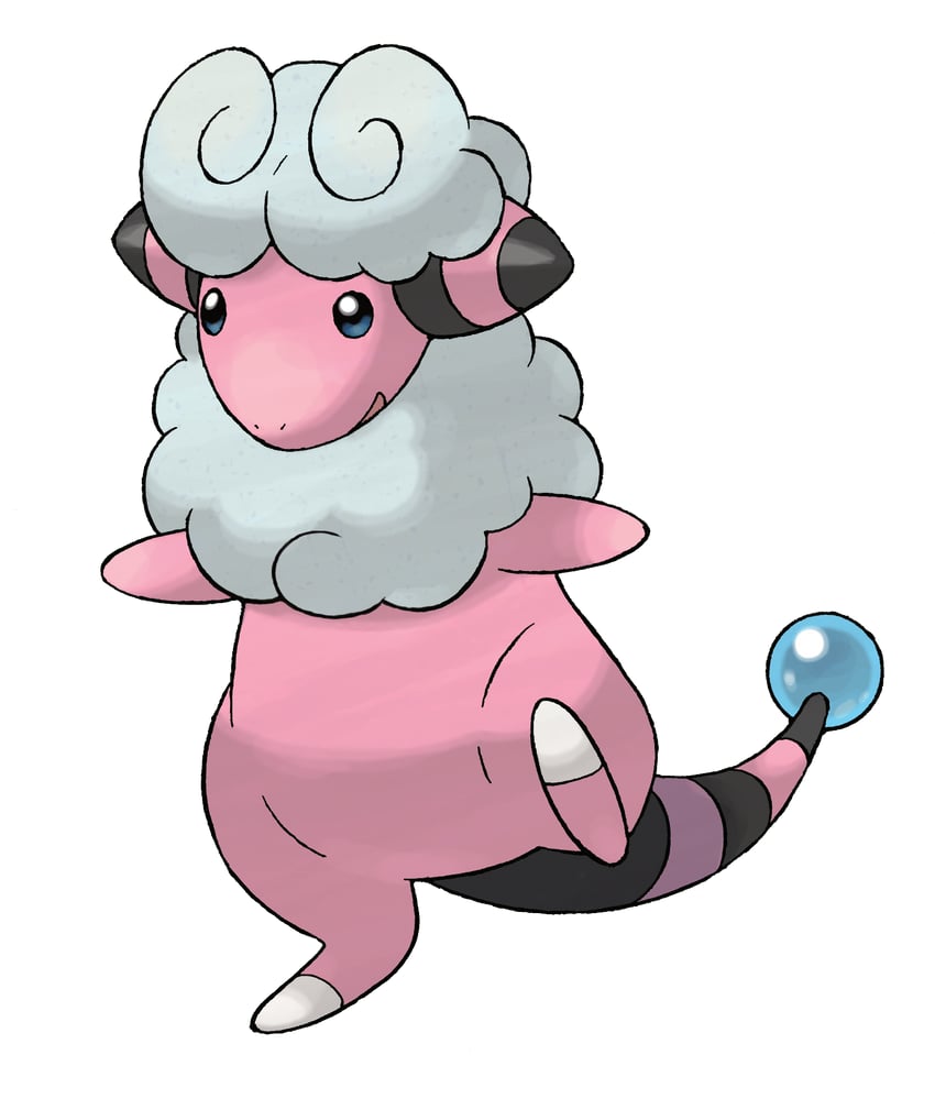 flaaffy (pokemon and 1 more) drawn by sugimori_ken