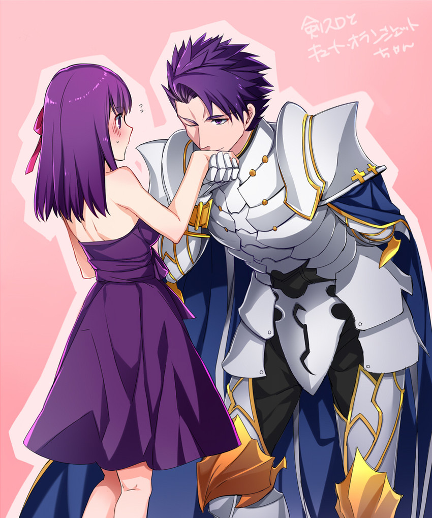 matou sakura and lancelot (fate and 2 more) drawn by ycco_(estrella)