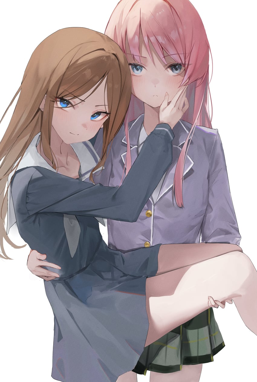 chihaya anon and nagasaki soyo (bang dream! and 1 more) drawn by lizard0221