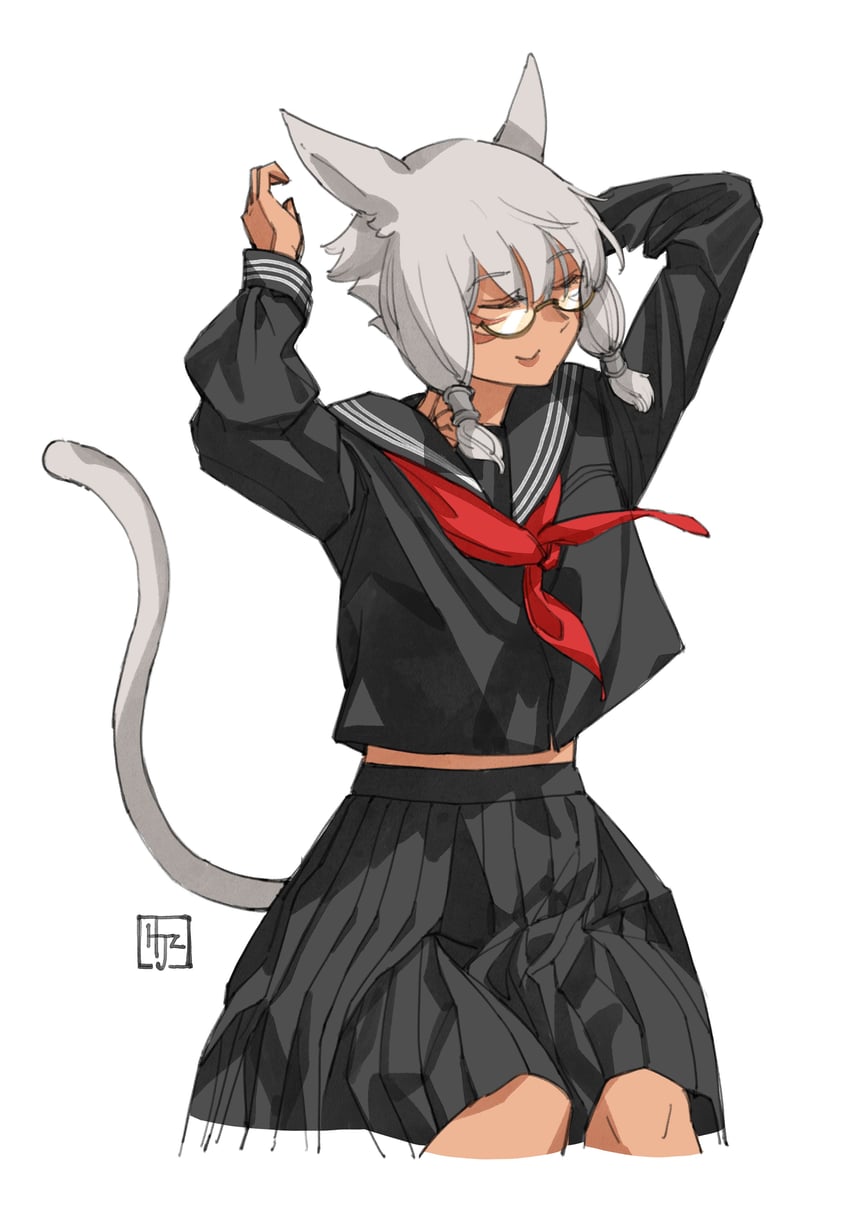 y'shtola rhul (final fantasy and 1 more) drawn by hjz_(artemi)