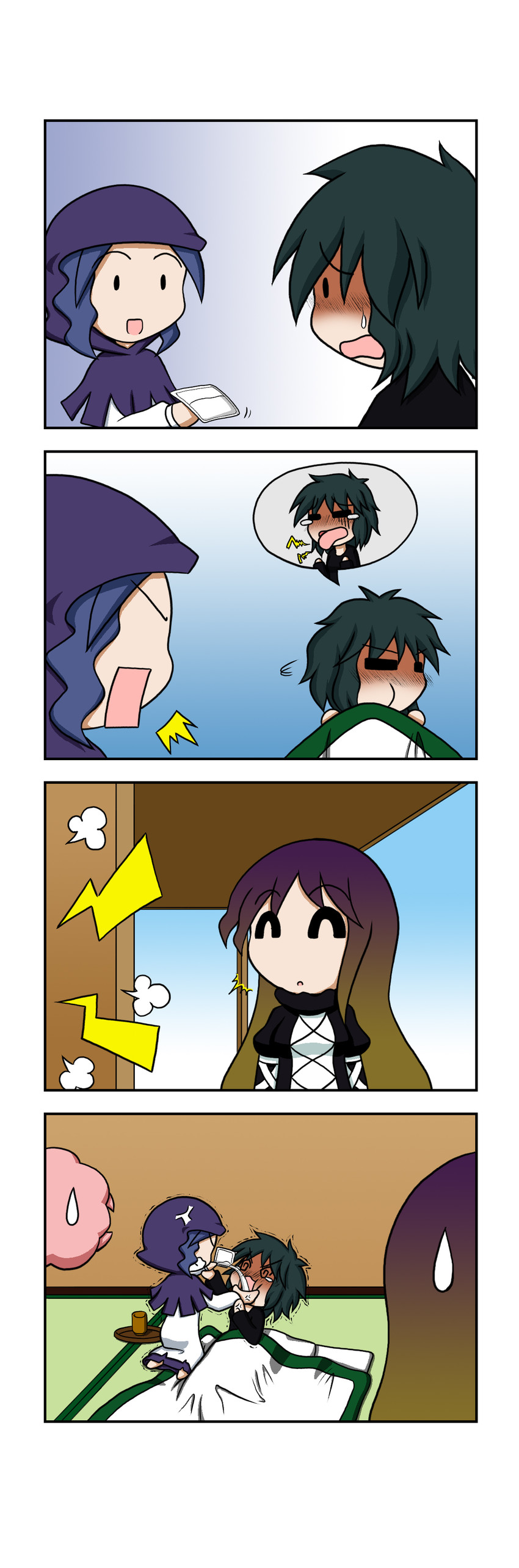 hijiri byakuren, murasa minamitsu, kumoi ichirin, and unzan (touhou) drawn by rakugaki-biyori