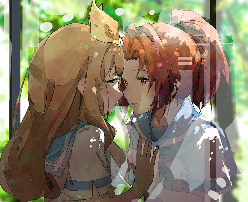 nakagawa natsuki and yoshikawa yuuko (hibike! euphonium) drawn by kataru_(ubw-emiya)