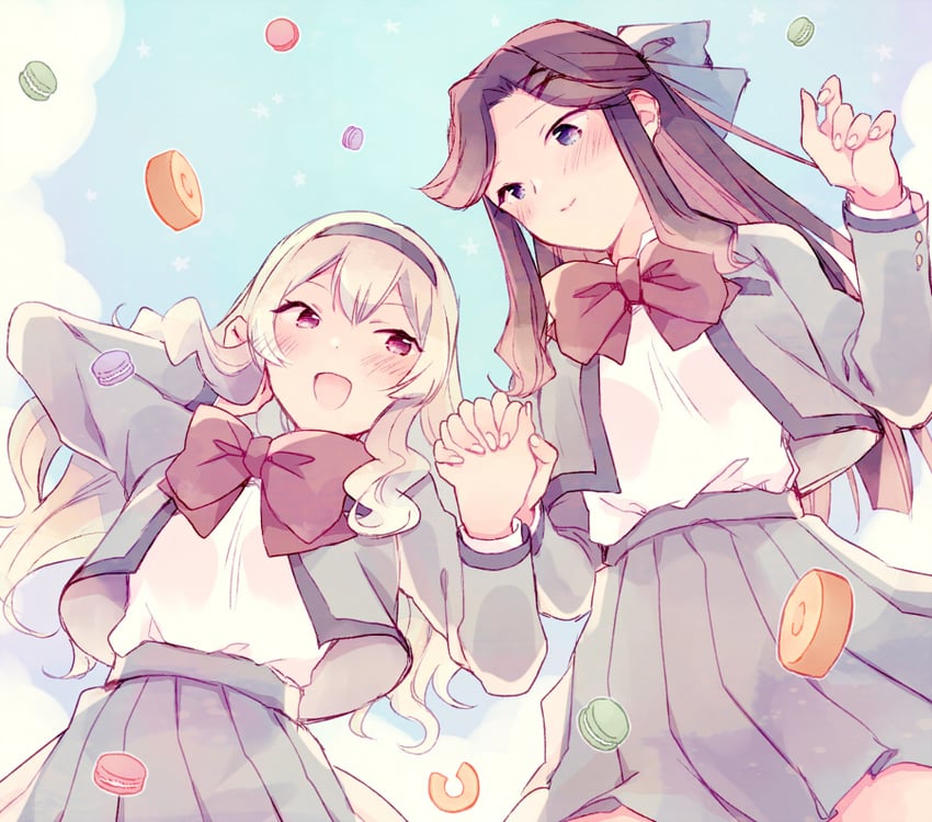 saijou claudine and tendou maya (shoujo kageki revue starlight) drawn by wato_(ko)