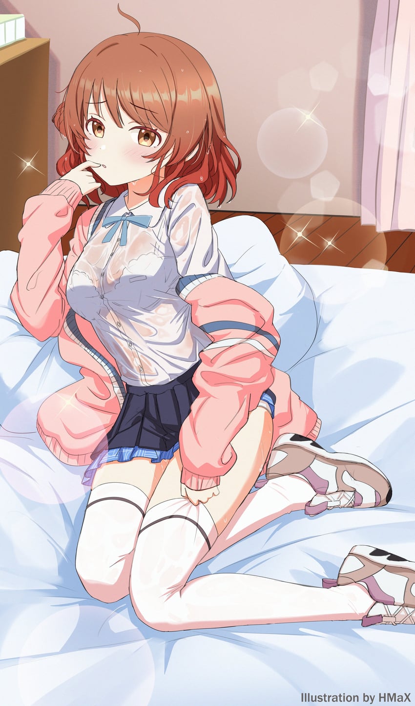 hanami ume (idolmaster and 1 more) drawn by hmax