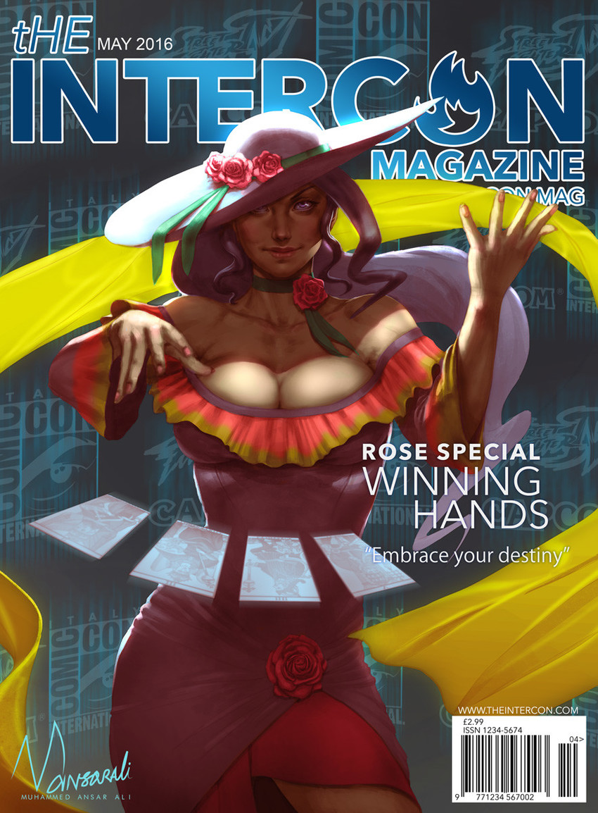 rose (street fighter and 1 more) drawn by muhammed_ansar_ali