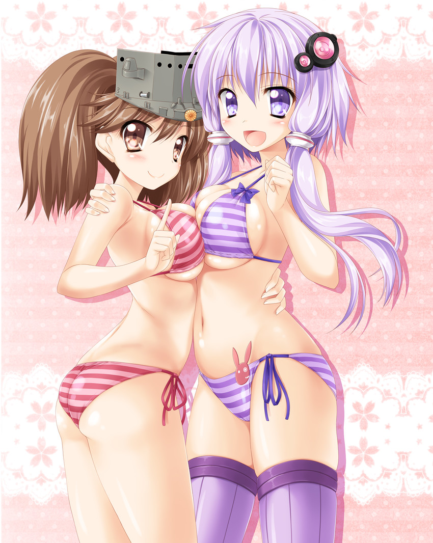 ryuujou and yuzuki yukari (kantai collection and 2 more) drawn by kamiya_tomoe