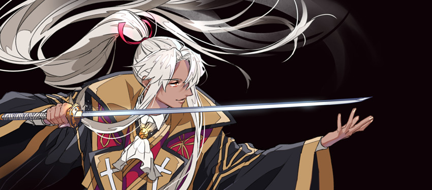 amakusa shirou (fate and 1 more) drawn by tenobe