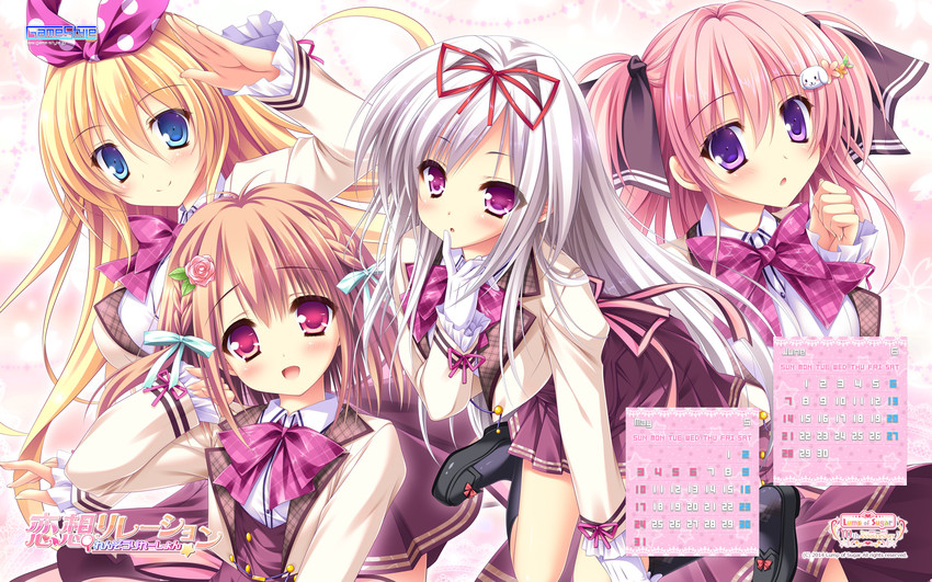 mikuriya himari, sengoku ichika, arisa garland, and sakurazaka yuuko (rensou relation) drawn by moekibara_fumitake and nanaroba_hana