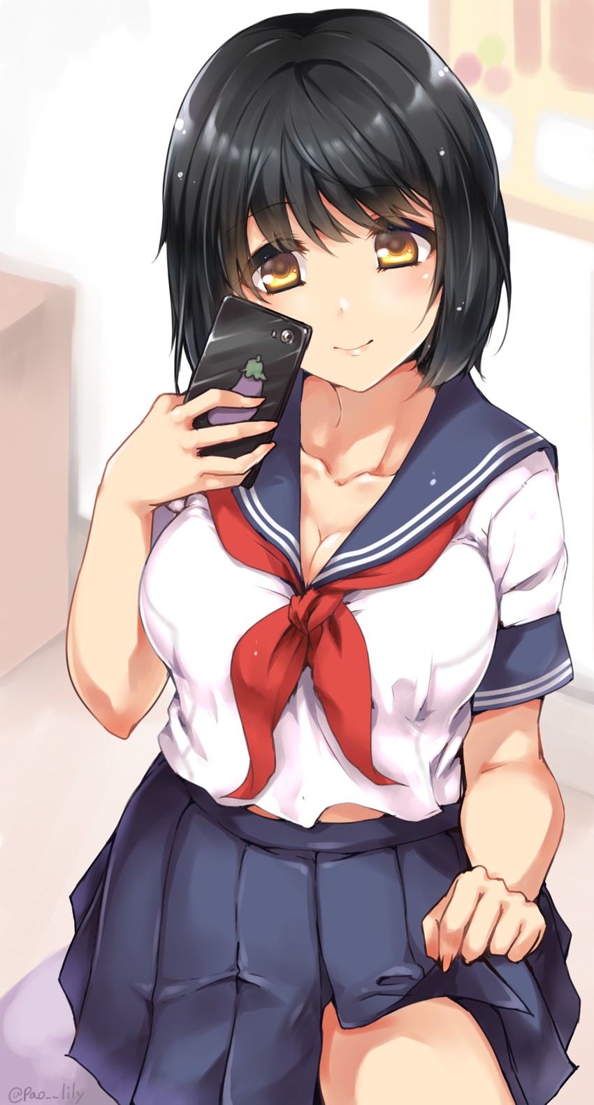 takafuji kako (idolmaster and 1 more) drawn by paopao