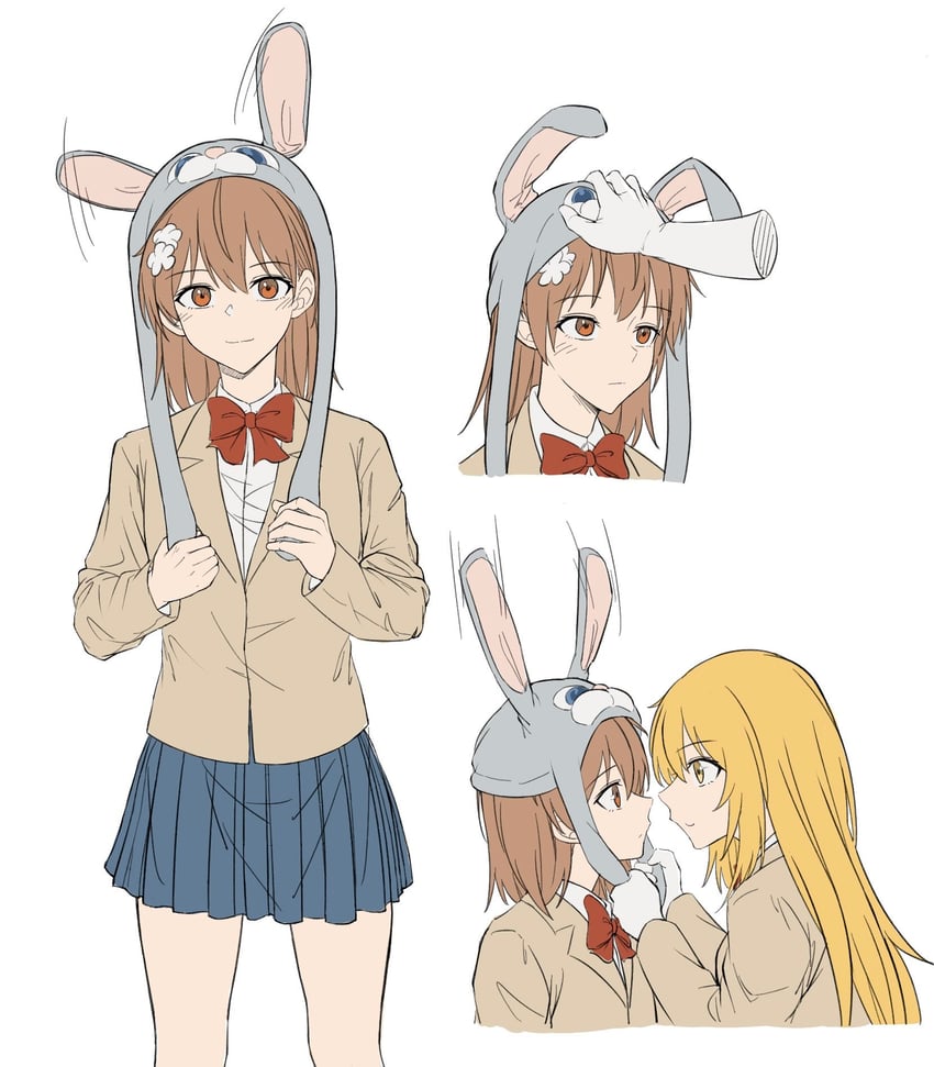 misaka mikoto and shokuhou misaki (toaru majutsu no index and 1 more) drawn by yakult1124