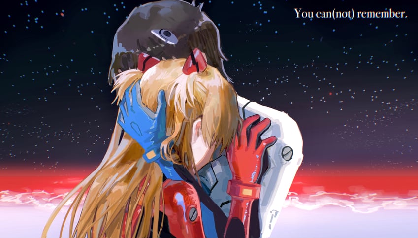 souryuu asuka langley and ikari shinji (neon genesis evangelion and 1 more) drawn by sodiumcc