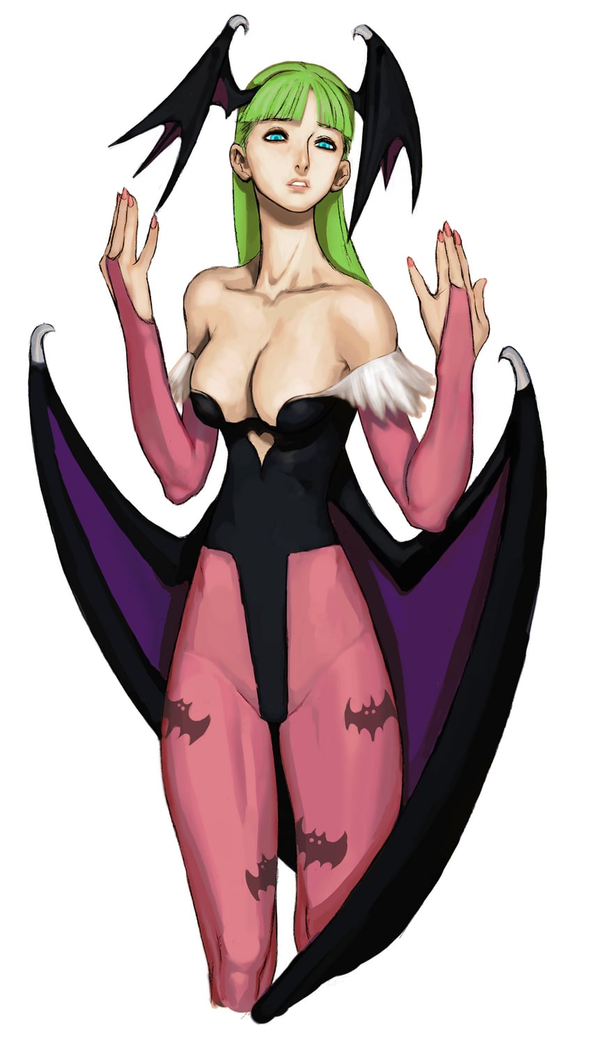 morrigan aensland (darkstalkers and 1 more) drawn by ikeno_daigo
