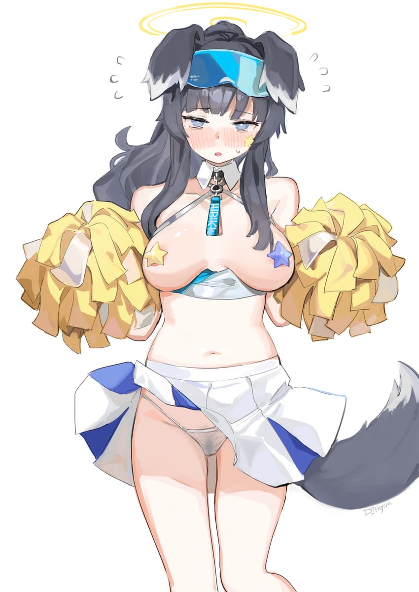 hibiki (blue archive) drawn by djheycha