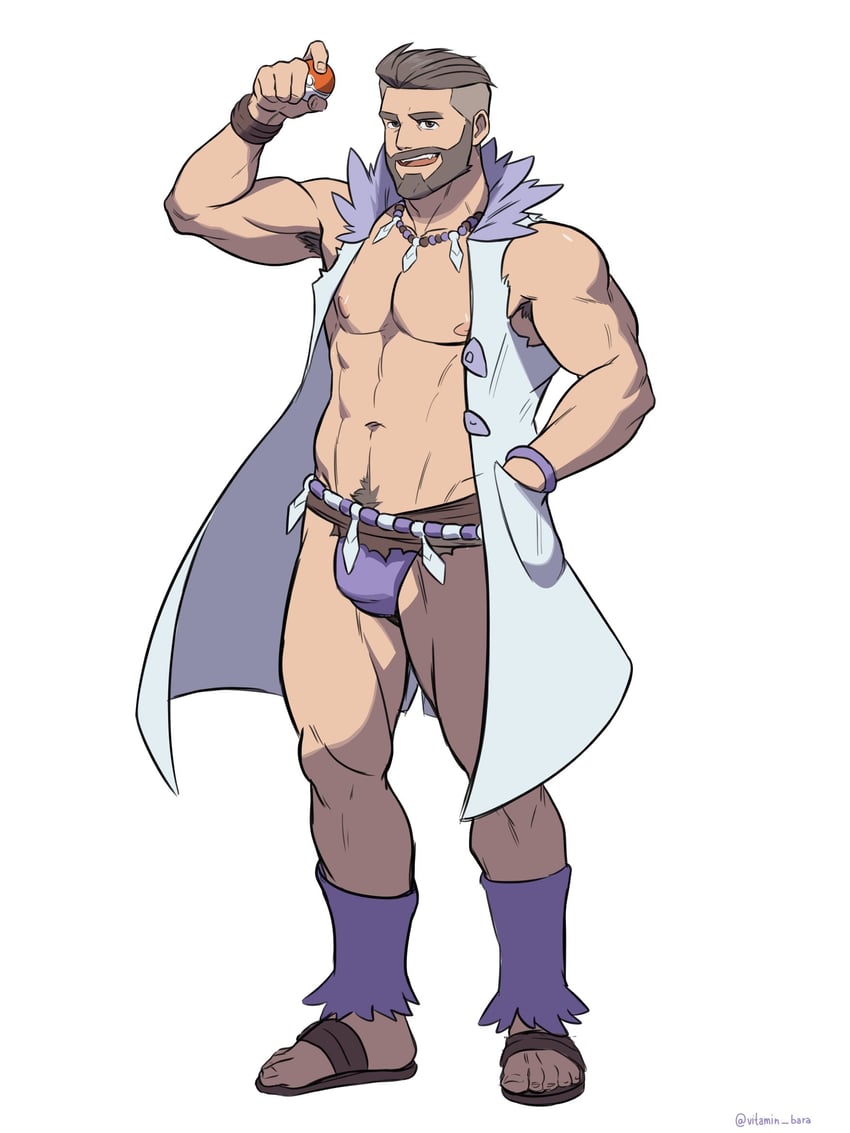 professor sada and professor turo (pokemon and 1 more) drawn by vit_(vitamin_bara)