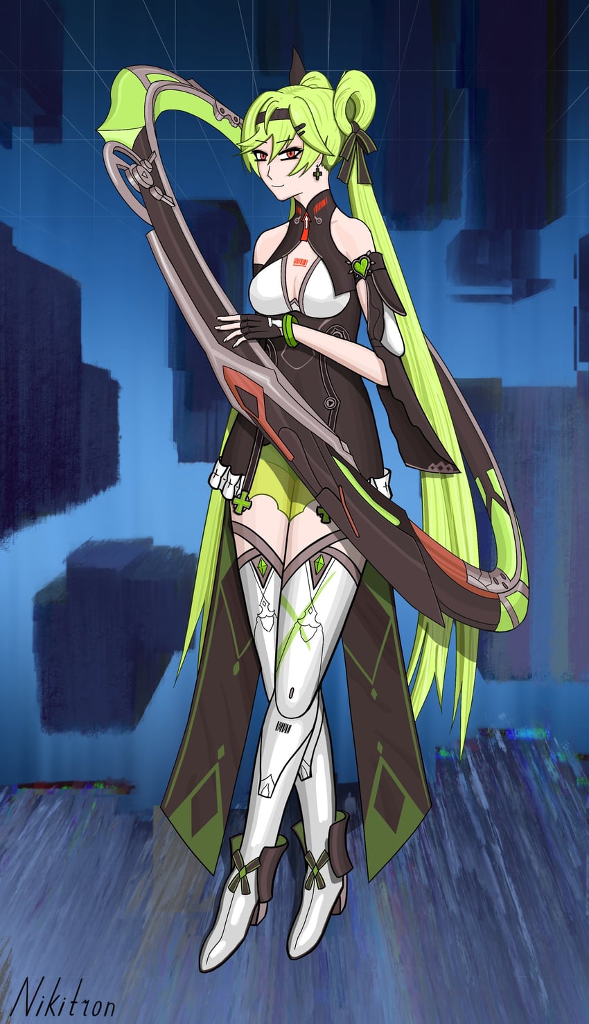 ai hyperion lambda (honkai and 1 more) drawn by nikitron_xd