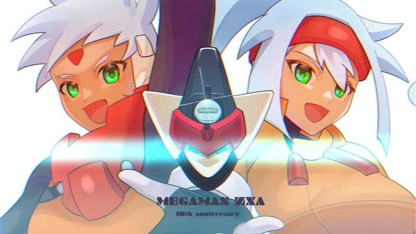 ashe, model a, and grey (mega man and 2 more) drawn by sasaki_(ssk8083)