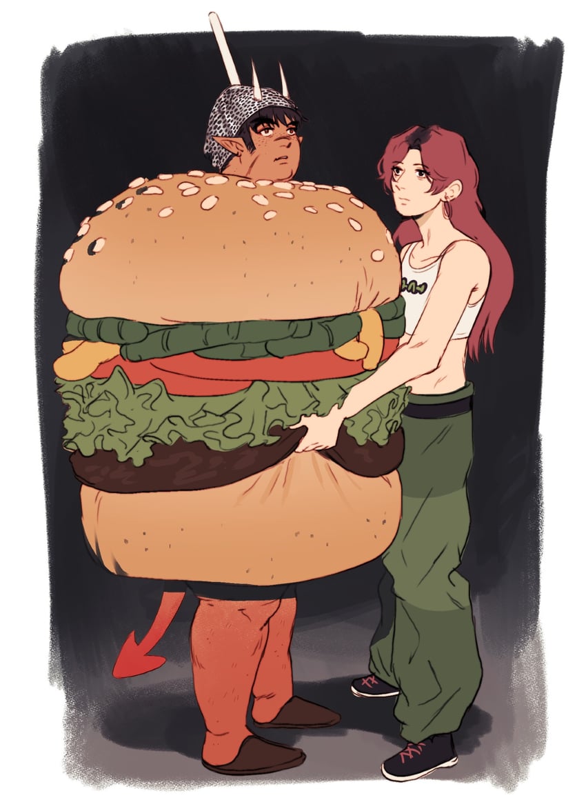 stephanie blake and ifer (original) drawn by nifast_(greentail)