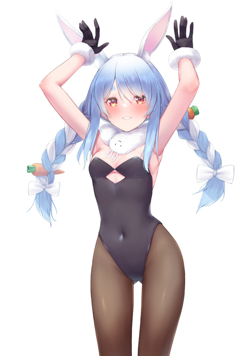 usada pekora and don-chan (hololive) drawn by ichi-go