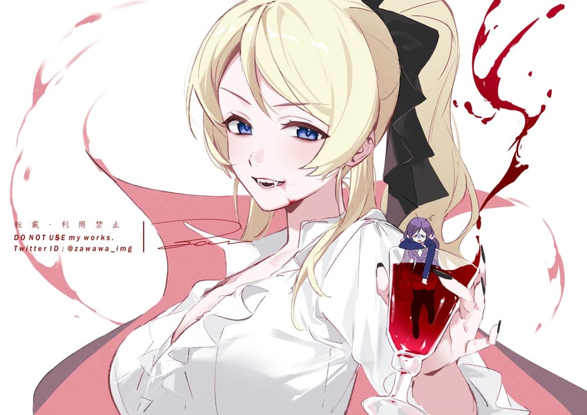 tojo nozomi and ayase eli (love live! and 1 more) drawn by zawawa_(satoukibi1108)