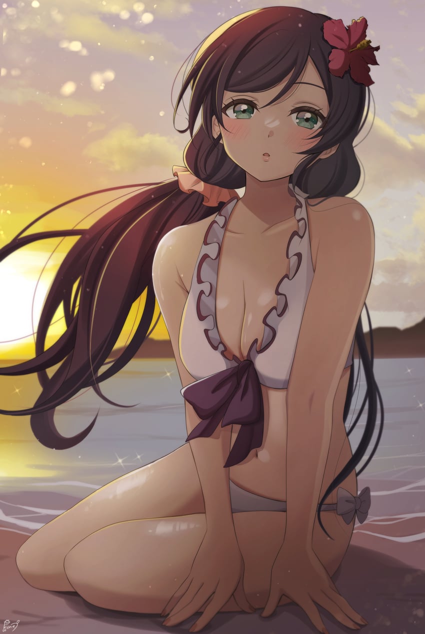 tojo nozomi (love live! and 1 more) drawn by pukonuu