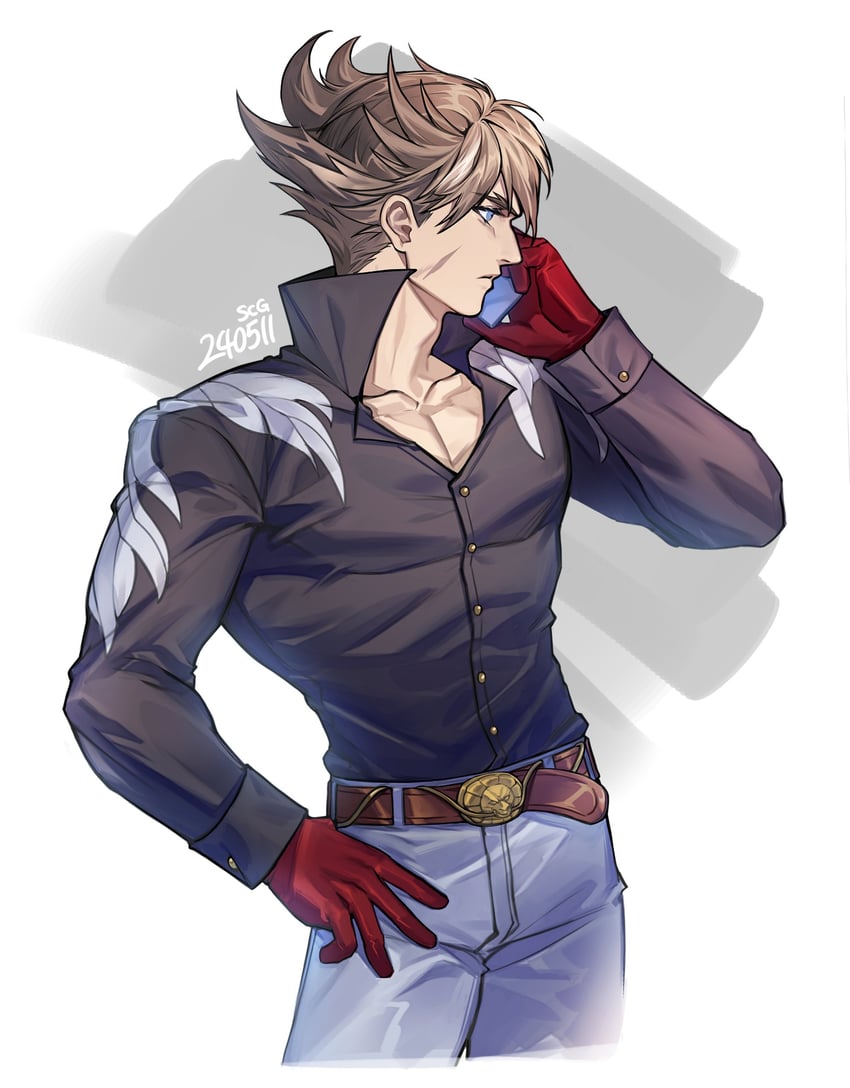 lars alexandersson (tekken and 1 more) drawn by silvercandy_gum