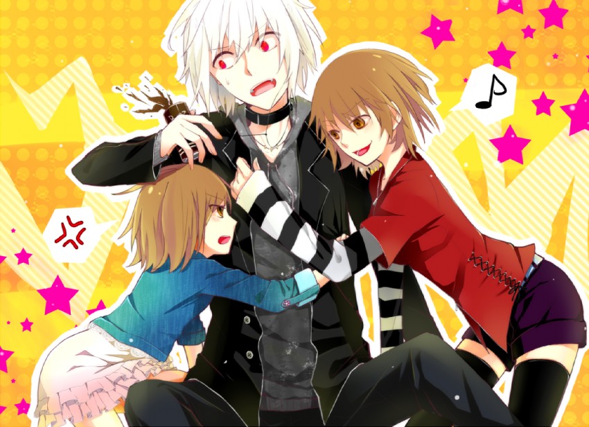 accelerator, last order, and misaka worst (toaru majutsu no index) drawn by kinokomoti