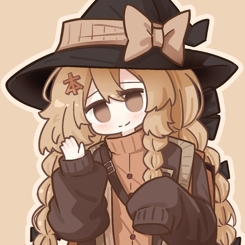kirisame marisa and benzi mofashi (touhou) drawn by nuansede_kekeya