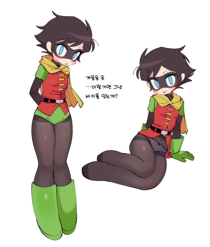 robin (dc comics and 1 more) drawn by batrobin_k