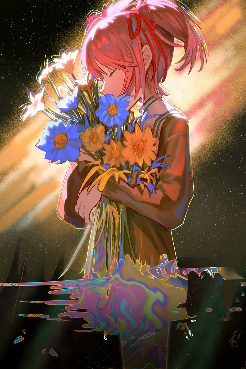 kaname madoka (mahou shoujo madoka magica) drawn by saraph_se_la