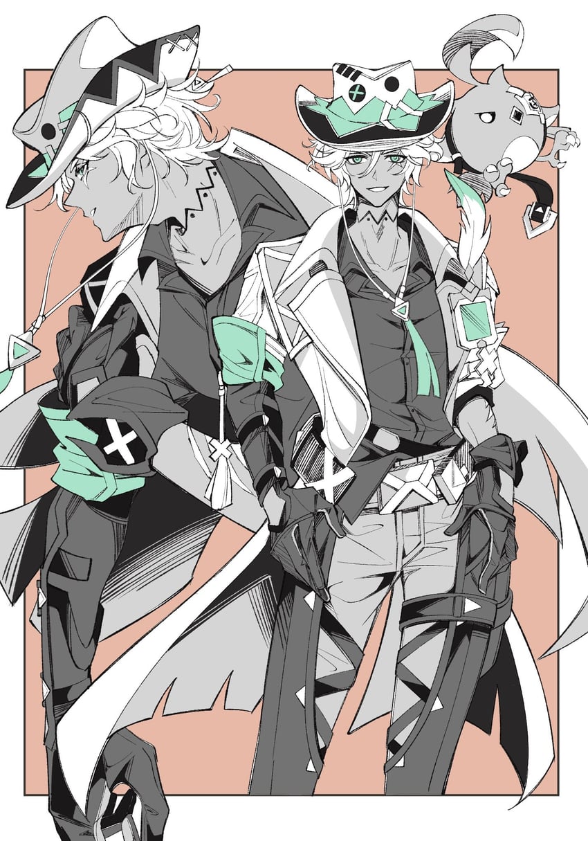 ifa and cacucu (genshin impact) drawn by 1_sik_i