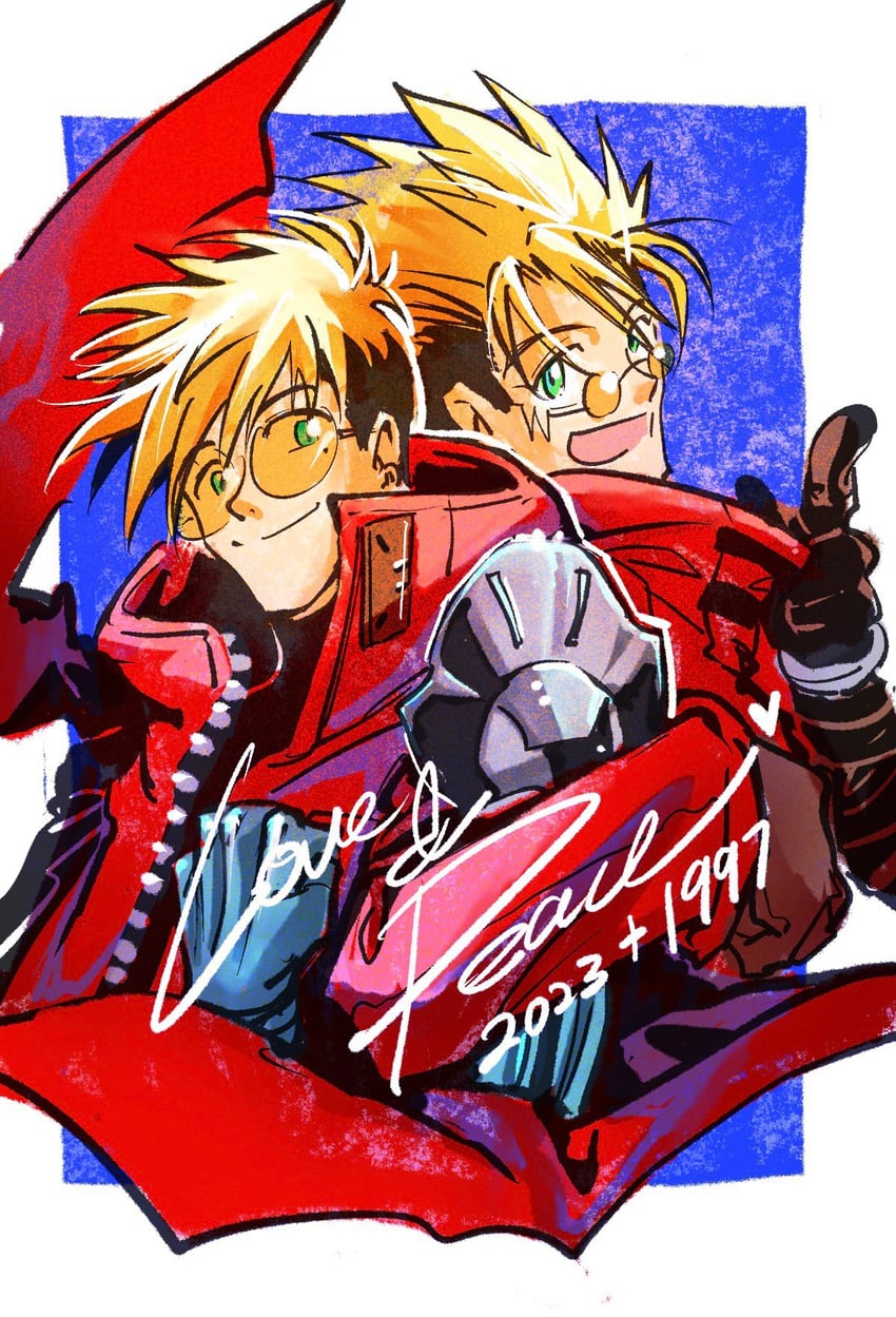 vash the stampede (trigun and 1 more) drawn by rkun820
