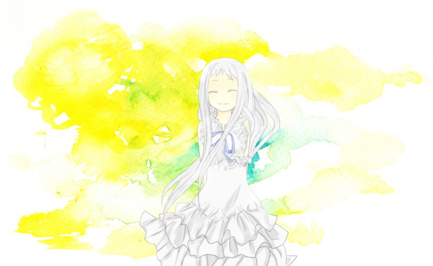 honma meiko (ano hi mita hana no namae wo bokutachi wa mada shiranai.) drawn by araragi-i