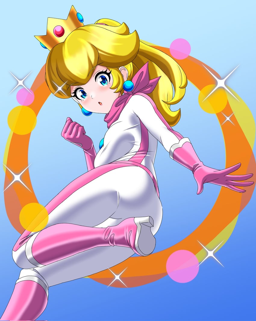 princess peach and biker peach (mario and 2 more) drawn by irohazakayouth