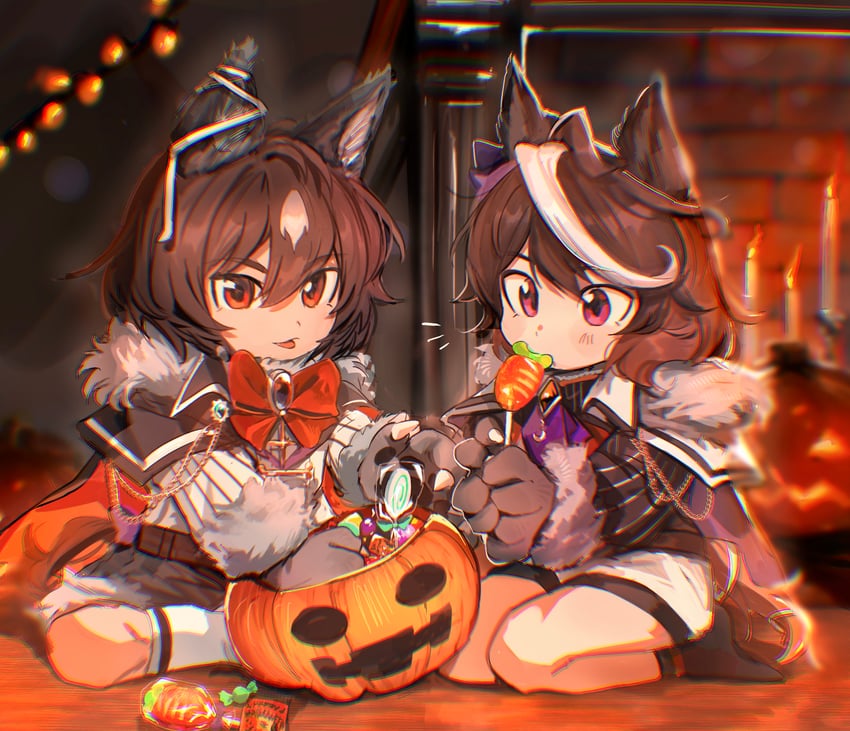 symboli rudolf and sirius symboli (umamusume) drawn by bojue_(hakus_1128)
